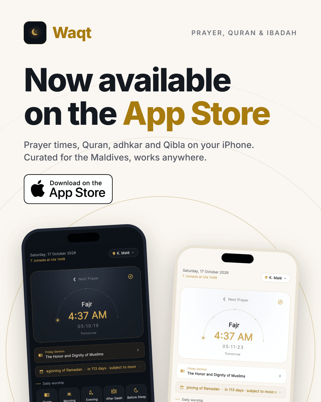Waqt on App Store